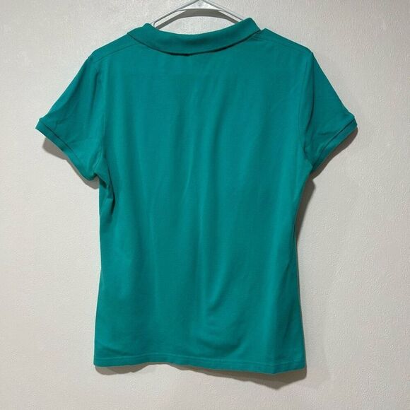 Lacoste Classic Fit Polo Shirt Teal Green Size 46 - Picture 2 of 9